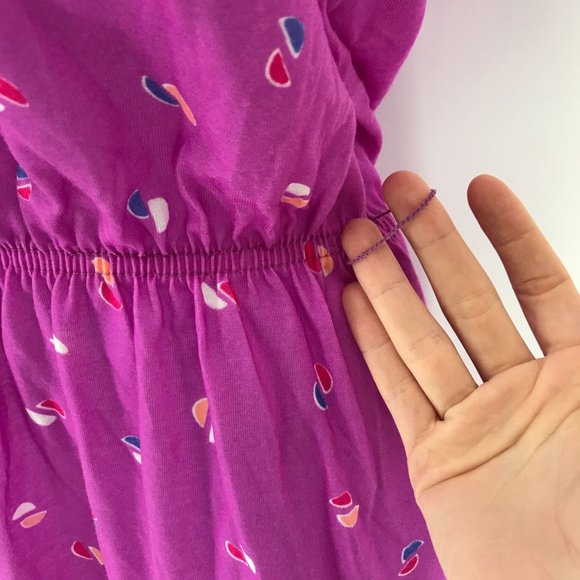 Vintage 1960s Summer Spring Print Dress Fit and Flare Belted - Picture 7 of 16